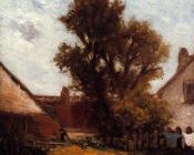 保罗 高更 : The Tree in the Farm Yard